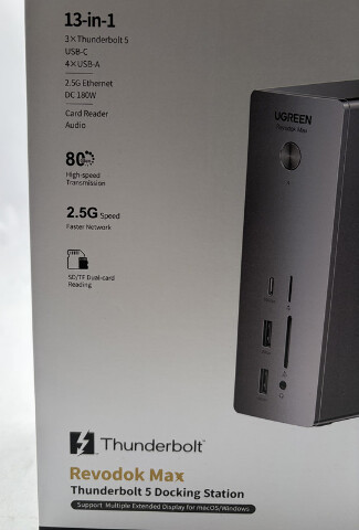 その他 UGREEN Revodok 13-in-1 Thunderbolt 5 UGREEN REVODOK MAX THUNDERBOLT 5 DOCKING STATION U715 13 IN 1