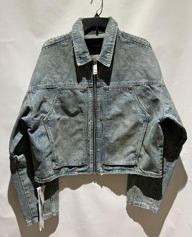 PURPLE BRAND EMBELLISHED CARPENTER JACKET P052-RDIO726 RODEO CAPSULE SZ MEDIUM M