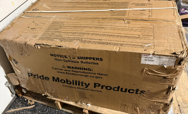 PRIDE MOBILITY SC40E 12AH SC40EMR1023 RED GO-GO ELITE TRAVELER 3 WHEEL SCOOTER