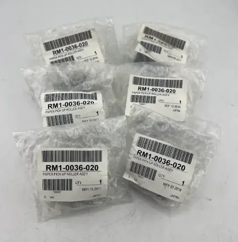 LOT OF 6 HP REPLACEMENT PAPER PICK-UP ROLLER RM1-0036-020 FOR HP LASERJET