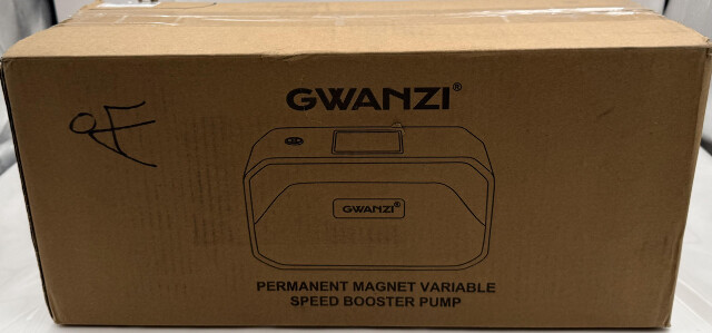 GWANZI H600PRO 1HP 120V WHOLE HOUSE VARIABLE SPEED WATER PRESSURE BOOSTER PUMP