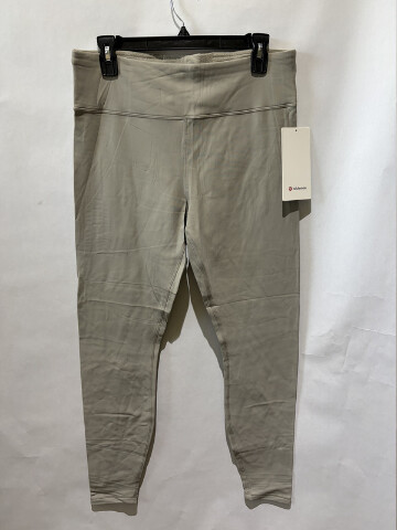 LULULEMON WOMEN'S FLEECE HIGH-RISE RUNNING TIGHT 28" SIZE 12 LW5HA2S RIVERSTONE
