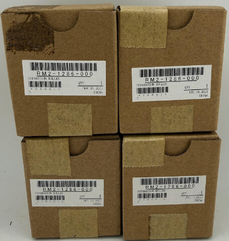 LOT OF 4 HP GENUINE RM2-1286-000 SEPARATION ROLLER ASSEMBLY FOR LASERJET PRINTER