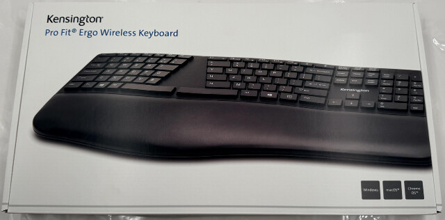 KENSINGTON K75401US PRO FIT ERGONOMIC BLACK WIRELESS KEYBOARD