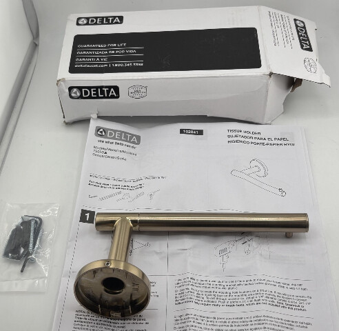 DELTA 75950-CZ CHAMPAGNE BRONZE TISSUE HOLDER BATHROOM FIXTURE