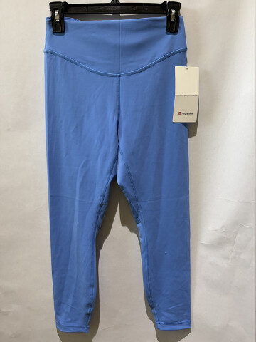 LULULEMON WOMEN'S WUNDER UNDER SMOOTHCOVER HR TIGHT 25" SIZE 8 LW5FV8S POOL