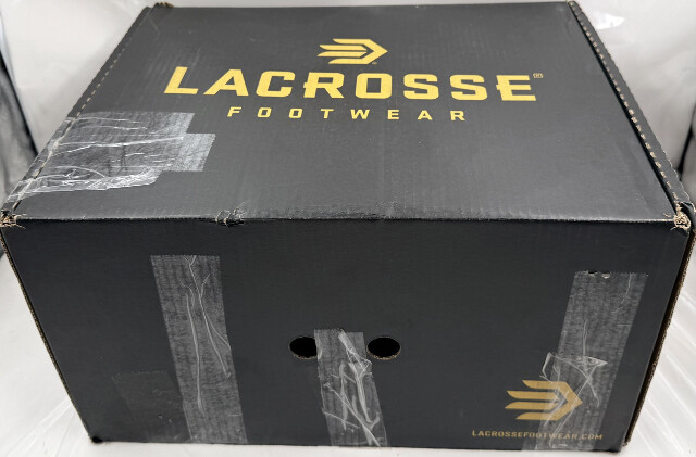 LACROSSE ZXT INSULATOR III CHEST 191200 BLACK MENS US 10 WATERPROOF WADER BOOTS