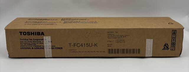 TOSHIBA T-FC415U-K ORIGINAL AND GENUINE BLACK TONER CARTRIDGE