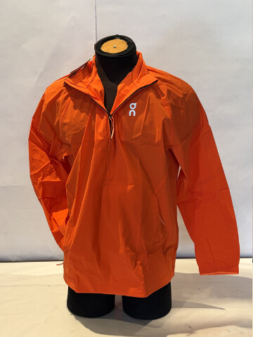 ON CLOUD RUNNING MEN'S ALL DAY 1/2 ZIP JACKET SZ LARGE L COLOR SPICE 1ME30402610