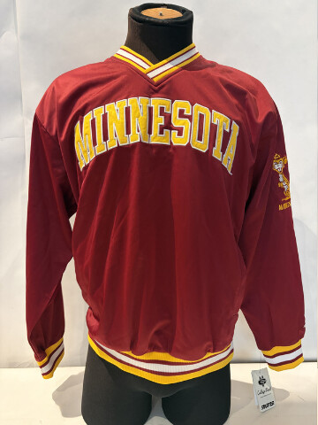 STARTER COLLEGE VAULT MINNESOTA GOLDEN GOPHERS PULLOVER LSS80C26 SIZE LARGE L