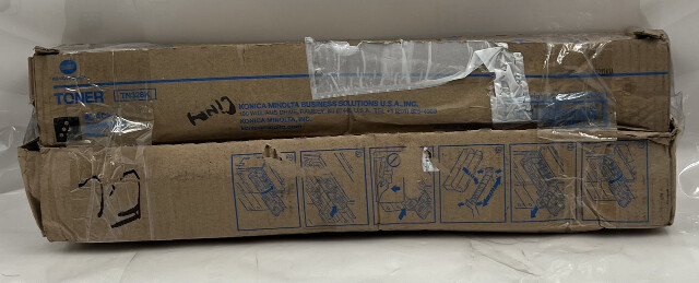 LOT OF 2 KONICA MINOLTA GENUINE TN328K BLACK TONER CARTRIDGE