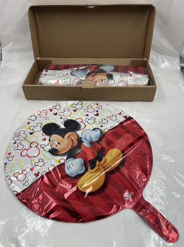 LOT OF 100 MICKEY MOUSE PORTRAIT PARTY BALLOONS 18" FOIL HELIUM BALLOONS 3064502