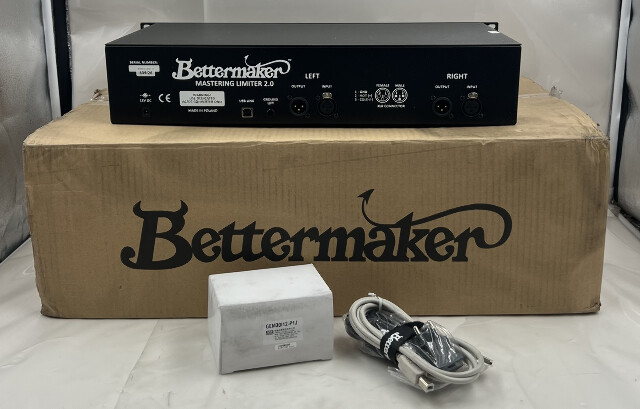 BETTERMAKER MASTERING LIMITER 2.0 2-CHANNEL ANALOG MASTERING LIMITER