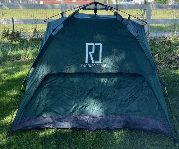 REACTIVE OUTDOOR EASY SET UP 3-SECOND INSTANT LARGE POP UP TENT GREEN