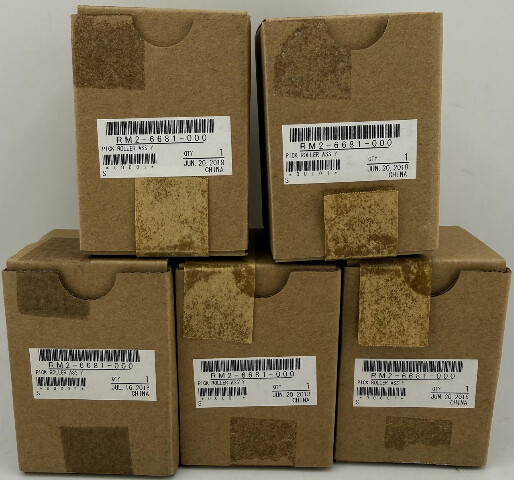 QTY 5 HP GENUINE RM2-6681-000 PICK ROLLER ASSEMBLY FOR M552/3 M577 M652/3 M681