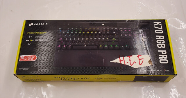CORSAIR K70 RGB PRO MECHANICAL GAMING KEYBOARD WITH PBT DOUBLE SHOT PRO KEYCAPS