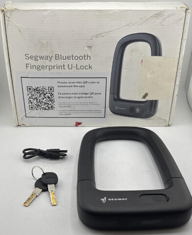 SEGWAY PJ02ZWS BLUETOOTH FINGERPRINT U-LOCK SMART LOCK BLACK