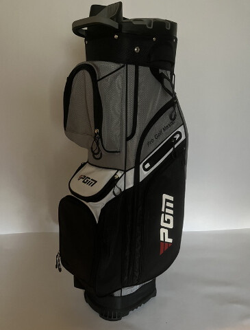 PGM PRO GOLF MASTER BAG BLACK AND GRAY WATERPROOF 14 ORGANIZER DIVIDER