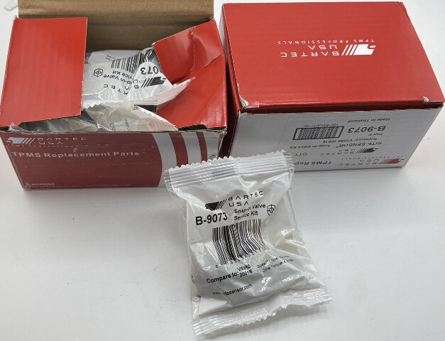 LOT OF 20 BARTEC USA RITE-SENSOR B-9073 TPMS SNAP-IN VALVE KIT FOR VS950 20018