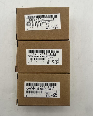 LOT OF 3 HP REPLACEMENT PRINTER PAPER PICK-UP ROLLER RM2-5741-000