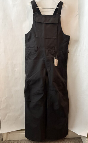 DRAVUS MEN'S BALLINGER 3L BIB SNOWBOARD PANTS IN BLACK D2451425001A SZ MEDIUM