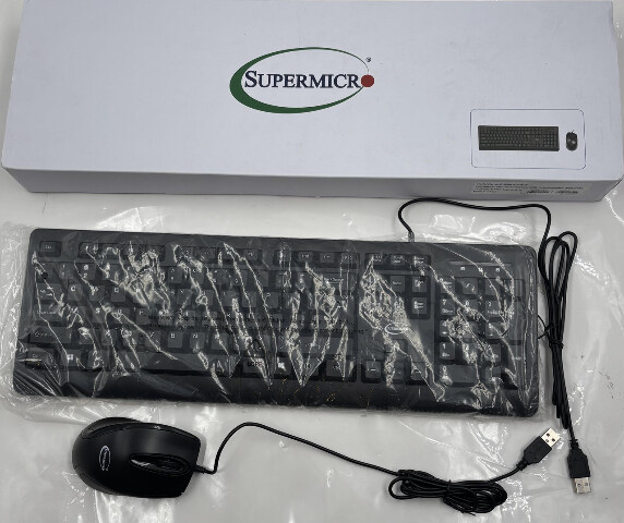 SUPERMICRO KYB-MUS-196CB KEYBOARD AND MOUSE COMPUTER COMPONENTS