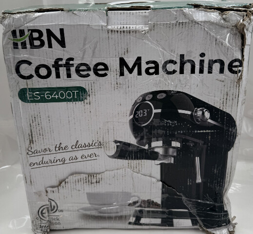 HBN ES-6400T 20BAR 27OZ TANK 1350W COFFEE MAKER ESPRESSO MACHINE W/ MILK FROTHER