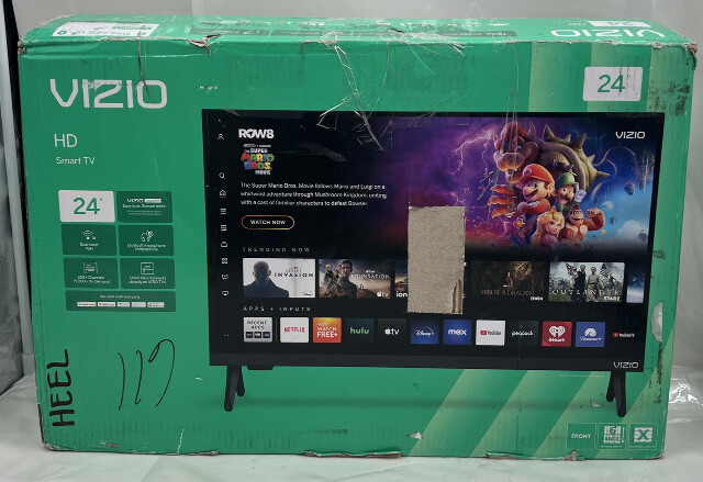 VIZIO 24 INCH HD SMART TV VHD24M-0810 W DUAL BAND WIFI HDMI BLUETOOTH