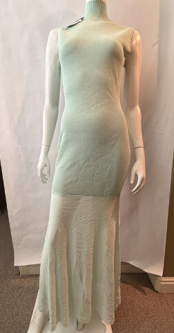 SEROYA WOMEN'S AMINE KNIT MAXI DRESS IN SPEARMINT SZ MEDIUM M S-SS25-4790-17