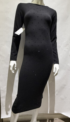MAX MARA WOMEN'S WOOL YARD DRESS W SHOULDER COVERING SAMPLE MXM ADATTI SZ M