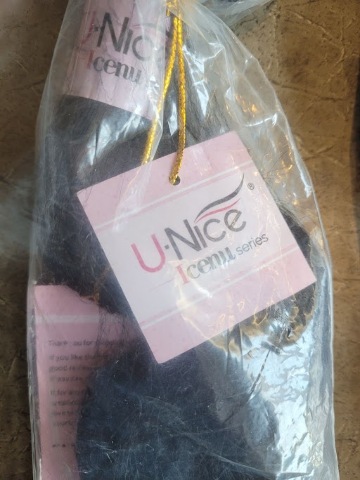 LOT OF 3 - BUNDLES UNICE 22" BLACK BODY WAVE EXTENSIONS 100% HUMAN HAIR
