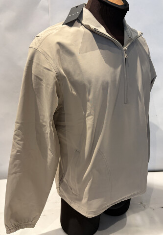 FABLETICS MEN'S THE DON POPOVER ANORAK BRUTALIST KHAKI LPN 0476868529 SZ MEDIUM