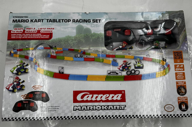 MARIO KART 370430015U TABLETOP RACING SET 2.4 GHZ USB TURBO CHARGER