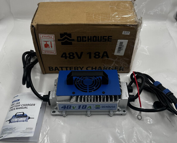 DC HOUSE 48V 18A LITHIUM BATTERY CHARGER 900W FAST CHARGER 100-240VAC