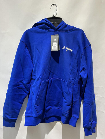 NEW BALANCE MENS BOSTON HERITAGE LOS ANGELES RELAXED HOODIE BLUE MEDIUM MT61U2G2