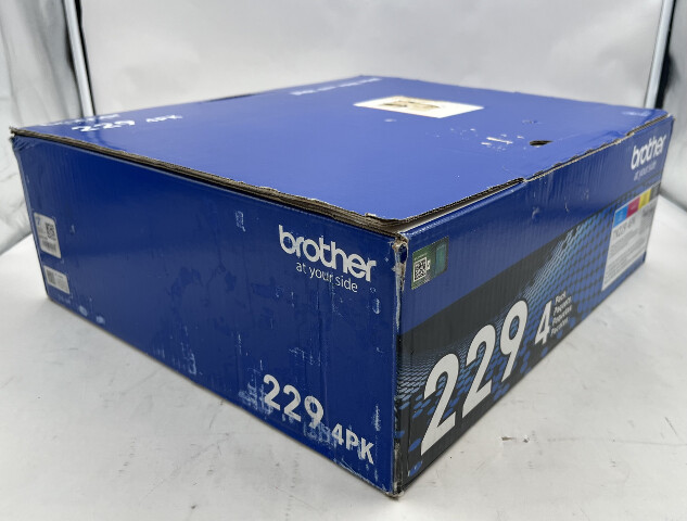 BROTHER GENUINE TN229 4PACK TONER CARTRIDGES CYAN MAGENTA BLACK YELLOW