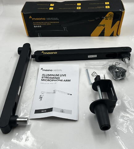 MAONO BA92 ALUMINUM LIVE STREAMING MICROPHONE ARM 360-DEGREE ROTATING