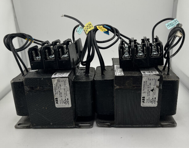 LOT OF 2 ABB 9T58K0507G38 CLASS180 INDUSTRIAL CONTROL TRANSFORMER 