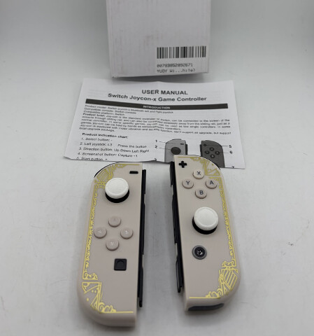 JOY-CON CONTROLLERS FOR NINTENDO SWITCH BLUETOOTH LEFT & RIGHT JOYSTICK W/DECAL