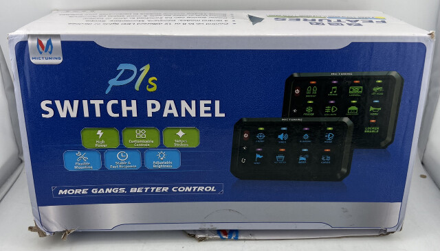 MICTUNING P1S SWITCH PANEL FOR CONTROLLING MULTIPLE LED LIGHTS AND DEVICES