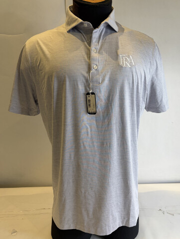 JOHNNIE-O MEN'S PERFOMANCE FEATHERWEIGHT PRO LIGHT GREY HURONIN JMP04690 FRA XL