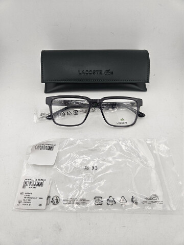 LACOSTE L2976N 55-17-150 035 TRANSPARENT GREY 5517-150 MEN'S EYEGLASSES