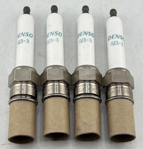 4-PACK DENSO GAS/CO-GENERATION IRIDIUM 4-PACK SPARK PLUGS IRIDIUM SAVER GI3-3 IRRH