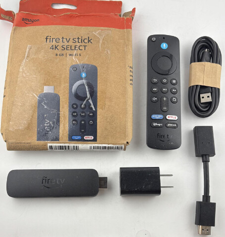 AMAZON FIRETV STICK 4K SELECT 8 GB WI-FI 5 HDMI 4K ULTRA HD REMOTE