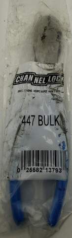 CHANNELLOCK 447 7.75 INCH BLUE HANDLE HL DIAGONAL WIRE CUTTING PLIERS