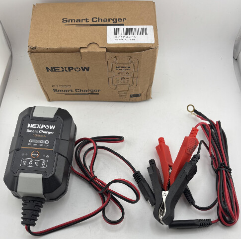 NEXPOW F1000 SMART CHARGER 1000MA CAR AND MOTORCYCLE BATTERY MAINTAINER