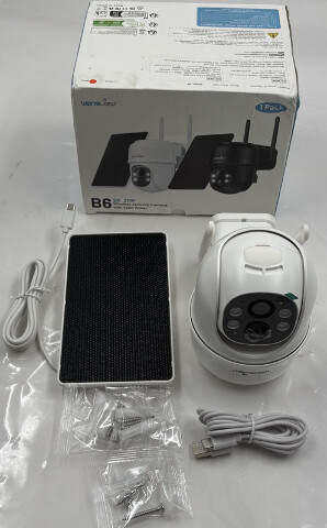WANSVIEW B6 2K 3MP WIRELESS SECURITY CAMERA WITH SOLAR PANEL