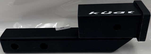 KUAT HI-LO HL20B 2 INCH 7" OR 10" TWO POSITION BLACK TOW HITCH EXTENSION