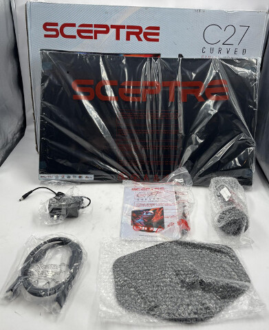 SCEPTRE C27 CURVED GAMING MONITOR 1080 FULL HD RESOLUTION 100HZ 27"
