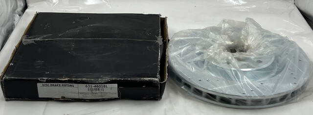 DYNAMIC FRICTION 631-46018L DISC BRAKE ROTOR FOR 05-13 CORVETTE XLR